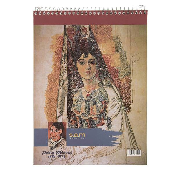 دفتر طراحی سم طرح Pablo Picasso، Sam Pablo Picasso Design Sketch Notebook