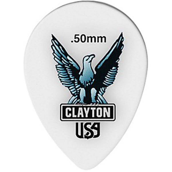 پیک گیتار الکتریک کلایتون مدل Acetal 0.5 mm طرح اشکی، Clayton Acetal 0.5 mm Guitar Picks