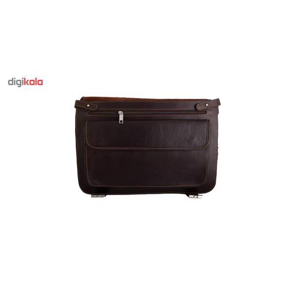 کیف دستی چرم طبیعی گالری مثالین مدل 24005، Leather Mesaleen 24005 Bag For Men