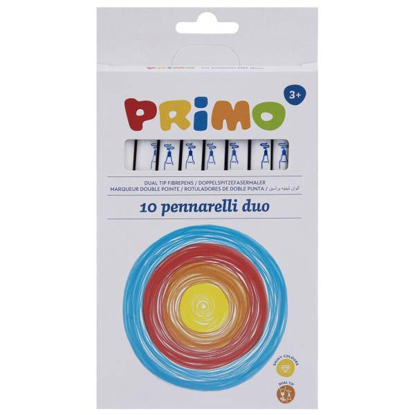 ماژیک رنگ آمیزی 10 رنگ پریمو مدل 610PENDP10، Primo 610PENDP10 10 Color Painting Marker