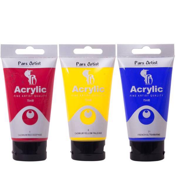 رنگ اکریلیک پارس آرتیست کد 6-8-21، Pars Artist Acrylic Color 75 ml