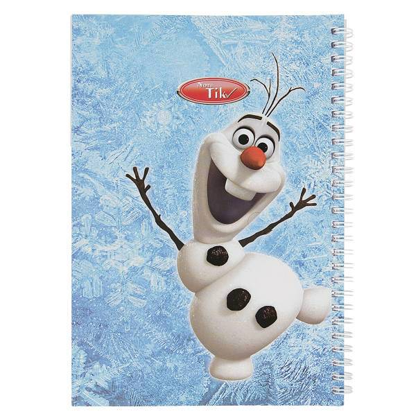 دفتر مشق کلیپس طرح اولاف، Clips Olaf Design Homework Notebook