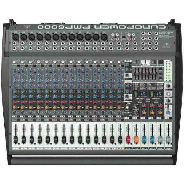 پاور میکسر آنالوگ بهرینگر مدل PMP6000، Behringer PMP6000 Analog Power Mixer Console