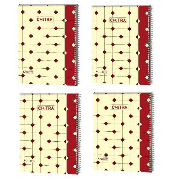 دفتر مشق چیترا کد 053 مجموعه 4 عددی، Chitra 053 Homework Notebook 4 Pcs