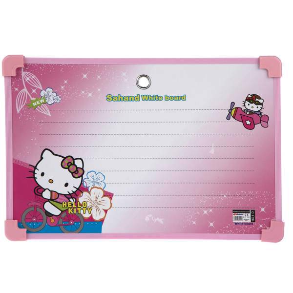 تخته وایت برد سهند مدل Hello Kitty سایز A4، Sahand Hello Kitty Whiteboard Size A4