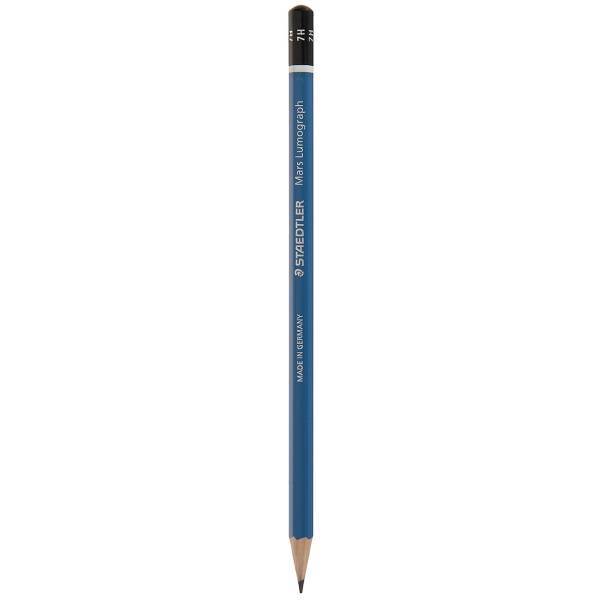 مداد طراحی استدلر مدل Mars Lumograph 100 با درجه سختی نوک 7H، Staedtler Mars Lumograph 100 7H Sketching Pencil