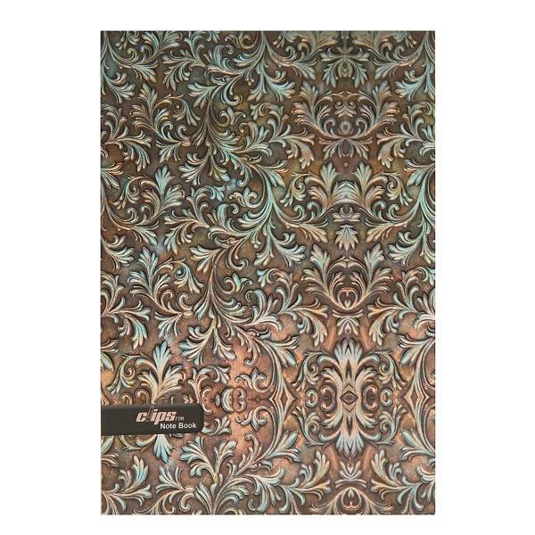 دفتر مشق کلیپس طرح نقش برجسته، Clips Embossed Design Homework Notebook