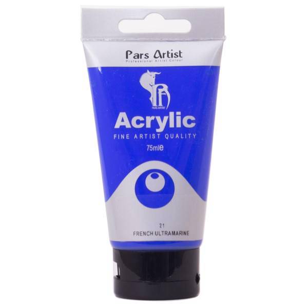 رنگ اکریلیک پارس آرتیست کد21 ّUltramarine، Pars Artist Acrylic Code 21 Ultramarine