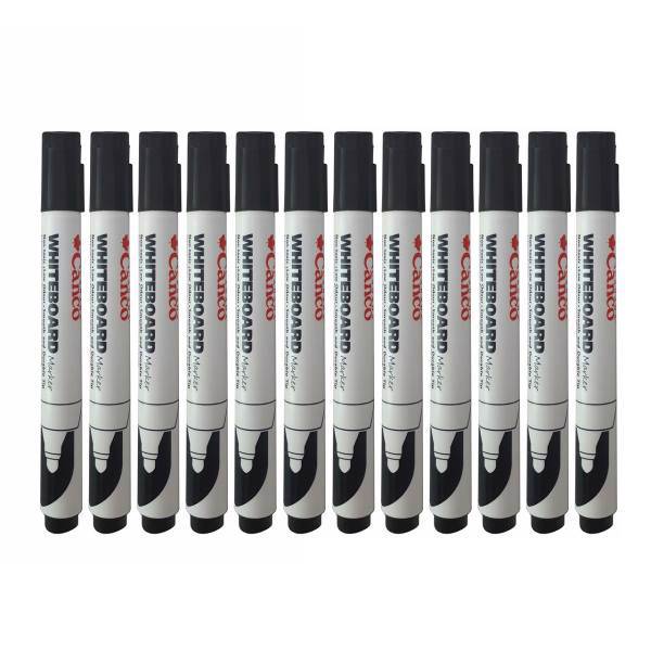 ماژیک وایت برد کنکو مشکی بسته ی12 عددی، canco white board marker