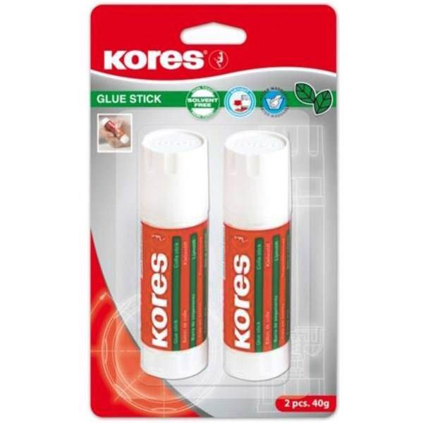 چسب ماتیکی کورس کد 12824 - بسته 2 عددی، Kores Glue Stick Code 12824 - Pack of 2