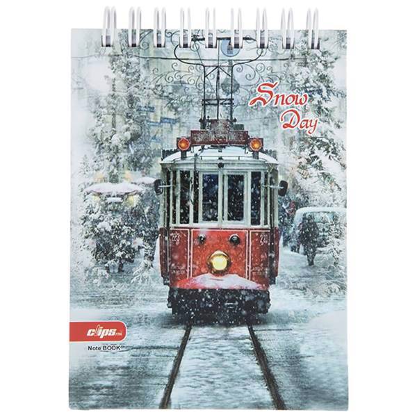 دفترچه یادداشت کلیپس مدل 254 طرح 4، Clips 4 254 Notebook