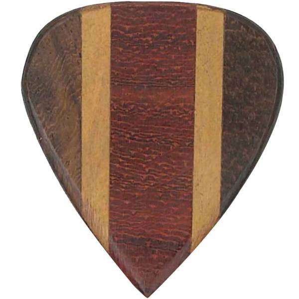 پیک چوبی گیتار کلایتون مدل Exotic ALAIA Brown EABN3 بسته‌ 3 عددی، Clayton Exotic ALAIA Brown EABN3 Guitar Wood Picks 3 Pack