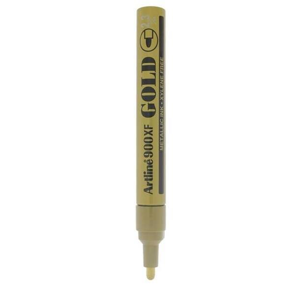 ماژیک رنگ آمیزی 900XF آرت لاین طلایی، Artline 900XF Golden Metallic Ink Marker