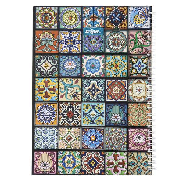 دفتر مشق کلیپس طرح سنتی، Clips Traditional Design Homework Notebook