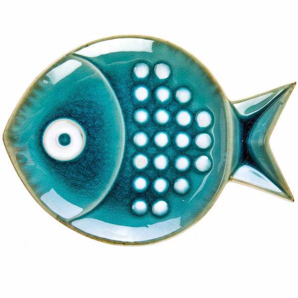 بشقاب گالری ساتگین طرح ماهی خالدار مجموعه 3 عددی، Plate Fish Spotted Pack Of 3 Cookware