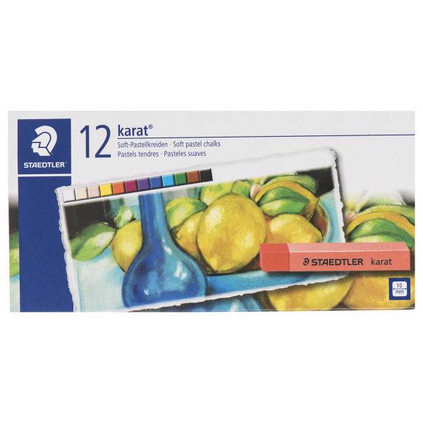 پاستل گچی 12 رنگ استدلر مدل Karat، Staedtler Karat 12 Color Chalk Pastel