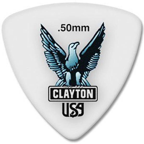 پیک گیتار الکتریک کلایتون مدل Acetal 0.5 mm طرح سه‌گوش، Clayton Acetal 0.5 mm Guitar Picks