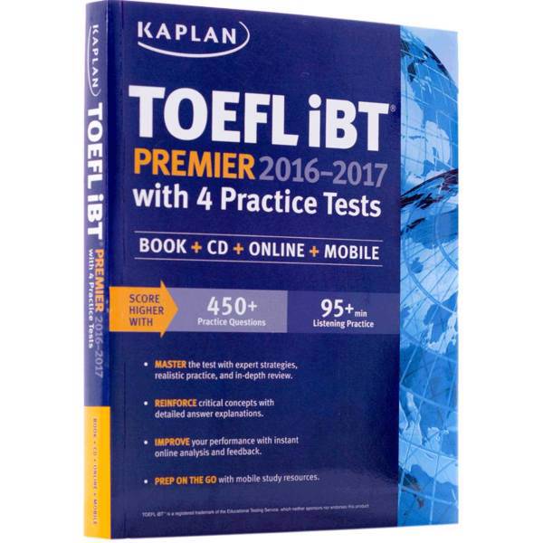 کتاب زبان TOEFL iBT Premier اثر کاپلان، TOEFL iBT Premier 2016-2017 CD