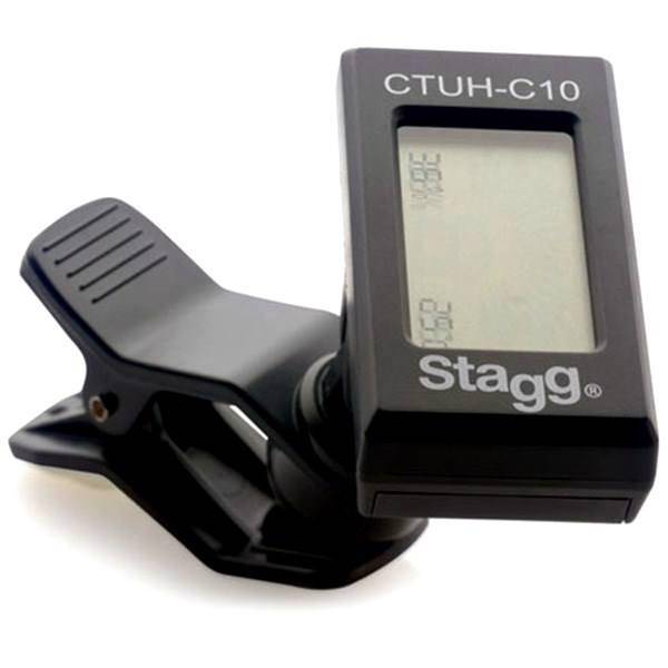 تیونر رطوبت‌سنج کلیپسی استگ مدل CTUH-C10، Stagg CTUH-C10 Clip-on Tuner/Hygrometer