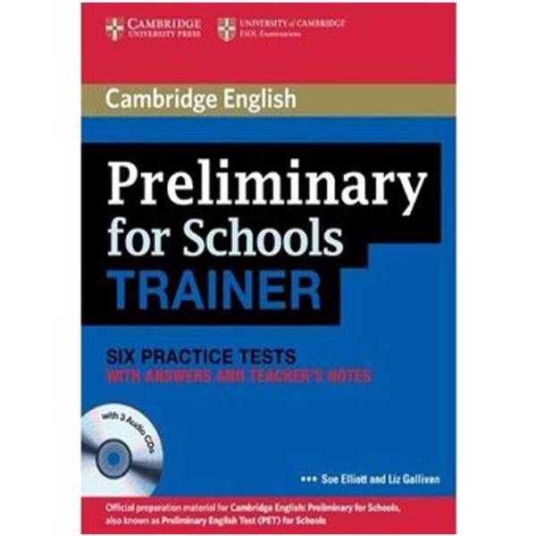 کتاب زبان Cambridge English Preliminary for Schools Trainer انتشارات پندار قلم، Cambridge English Preliminary for Schools Trainer CD