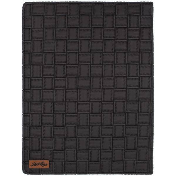 دفتر کلاسوری دوکادفتر طرح چرم مدل Dk607-103، DokaDaftar Leather Dk607-103 Binder Notebook