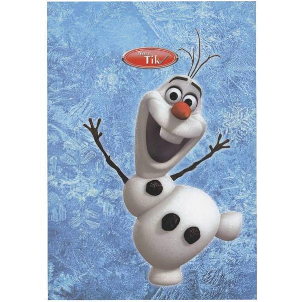 دفتر مشق کلیپس طرح اولاف، Clips Olaf Homework Notebook