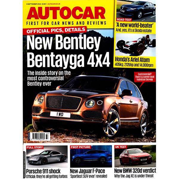 مجله اتوکار - نهم سپتامبر 2015، Autocar Magazine - 9 September 2015