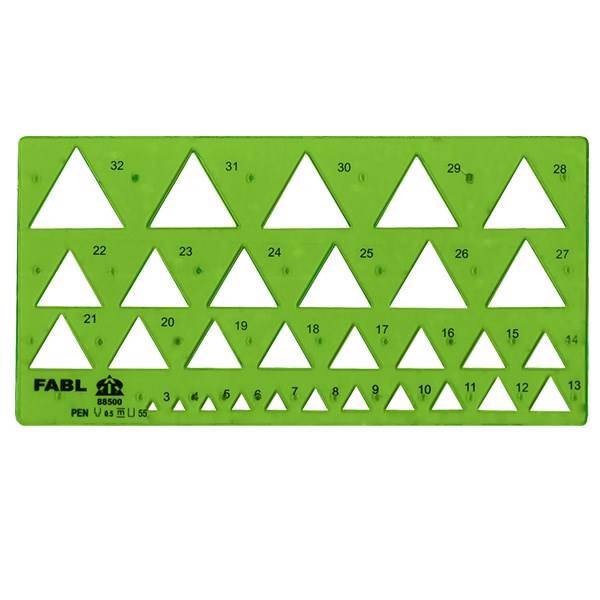 شابلون مثلث فابل کد FB415، Fabl Triangle Stencil Code FB415