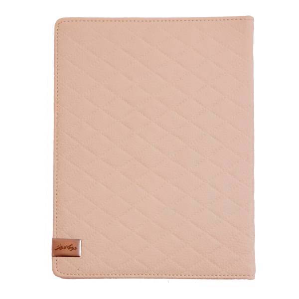 دفتر کلاسوری دوکا دفتر طرح چرم مدل 1002-607، DokaDaftar Leather 607-1002 Binder Notebook