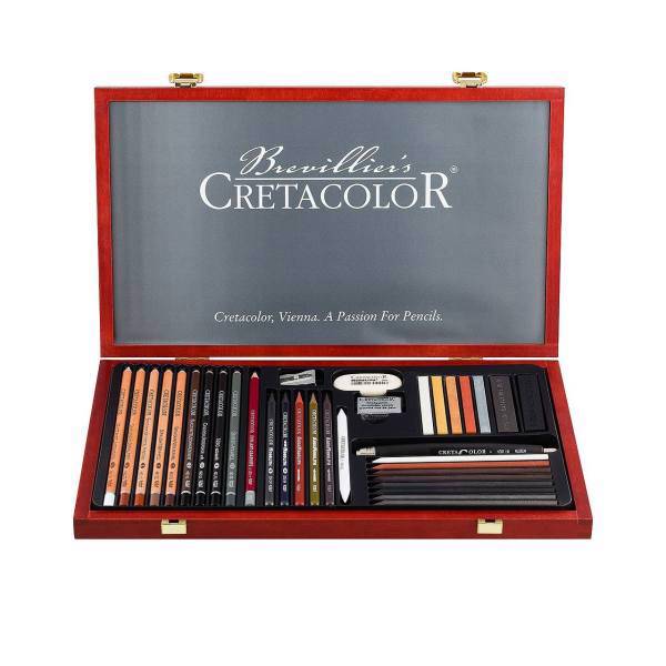 ست طراحی کرتاکالر مدل آلتیمو کد 40065، Cretacolor 40065 Ultimo Drawing Set