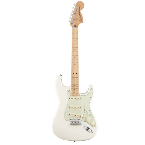 گیتار الکتریک فندر مدل Deluxe Roadhouse Stratocaster MN Olympic WhiteElectric، Fender Deluxe Roadhouse Stratocaster MN Olympic WhiteElectric Electric Guitar