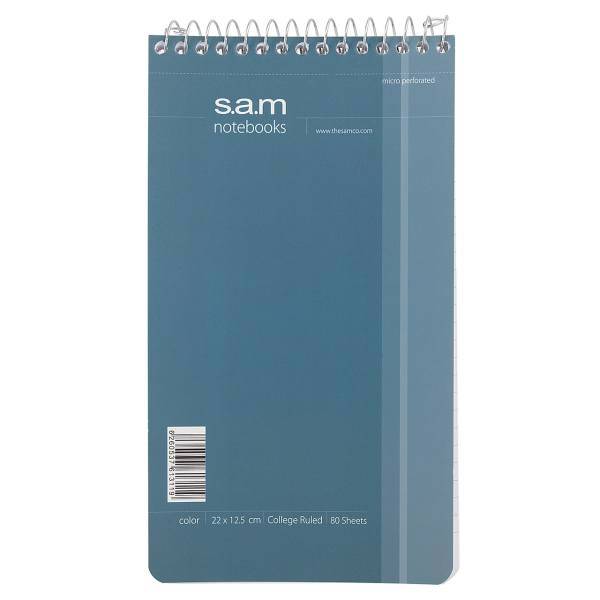 دفتر یادداشت سم طرح ساده، Sam Simple Design Notebook Spiral Bound