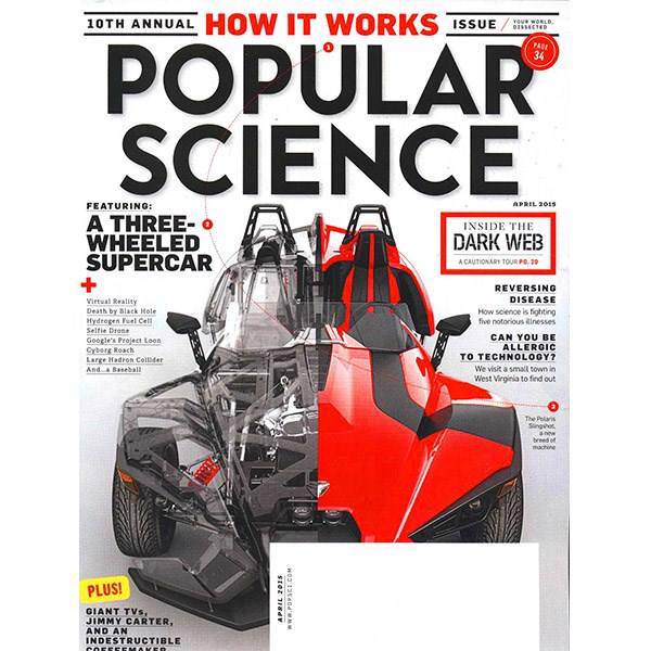 مجله پاپیولار ساینس - آوریل 2015، Popular Science Magazine - April 2015