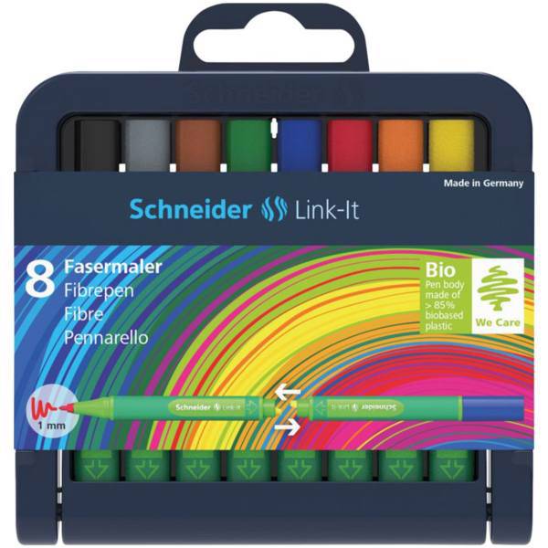 ماژیک رنگ آمیزی 8 رنگ اشنایدر مدل Link-It، Schneider Link-It 8 Color Painting Marker