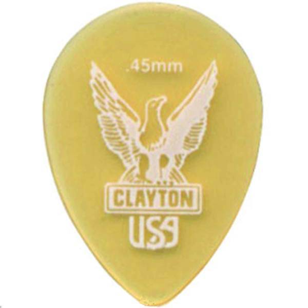 پیک گیتار الکتریک کلایتون مدل Ultem 0.45 mm طرح اشکی، Clayton Ultem 0.45 mm Guitar Picks