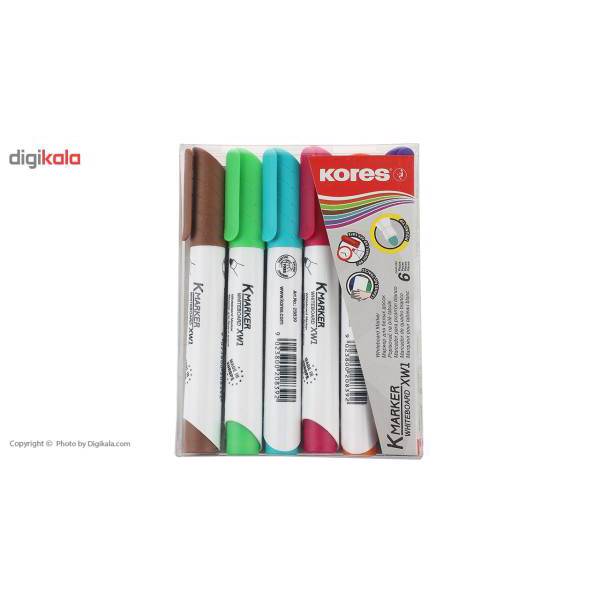 ماژیک وایت برد 10 رنگ کورس مدل K-Marker XW2، Kores K-Marker XW2 10 Color Whiteboard Marker