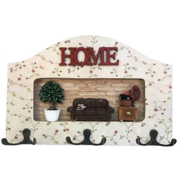 جاکلیدی خانه سفید طرح سه بعدی مدل اتاق نشیمن، White House Model Living Room Key Holder Three Dimensional Design