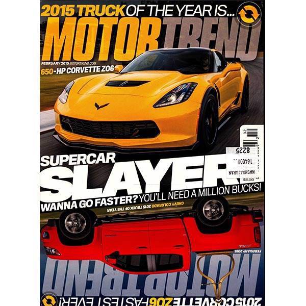 مجله Motor Trend - فوریه 2015، Motor Trend Magazine - February 2015