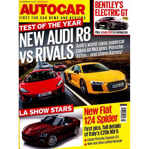 مجله اتوکار - بیست و پنجم نوامبر 2015، Autocar Magazine - 25 November