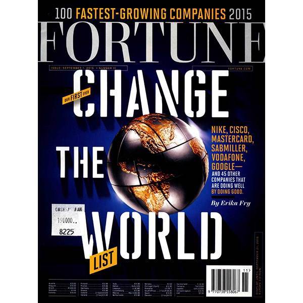 مجله فورچن - یکم سپتامبر 2015، Fortune Magazine - 1 September 2015