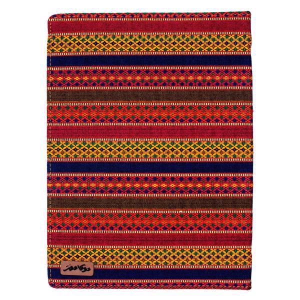 دفتر کلاسوری دوکادفتر طرح پارچه جاجیم مدل 1004-612، DokaDaftar Jajim Fabric 612-1004 Binder Notebook