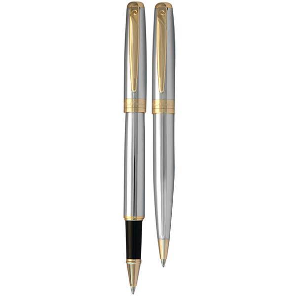 ست خودکار و روان نویس پیر کاردین مدل Leo II، Pierre Cardin Leo II Ballpoint Pen and Fountain Pen Set