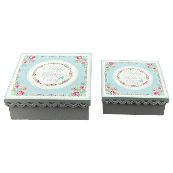 جعبه چوبی آرمان لند مدل AL-271 مجموعه 2 عددی، ArmanLand AL-271 Wooden Box 2 Pcs Set