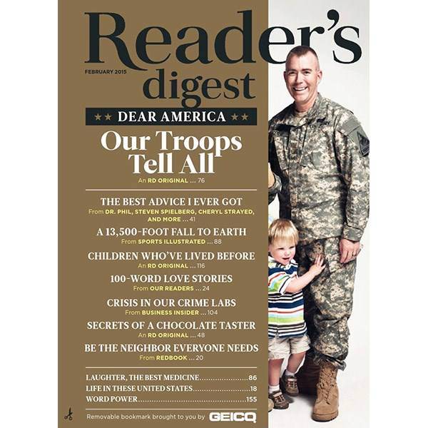 مجله ریدرز دایجست - فوریه 2015، Readers Digest Magazine - February 2015