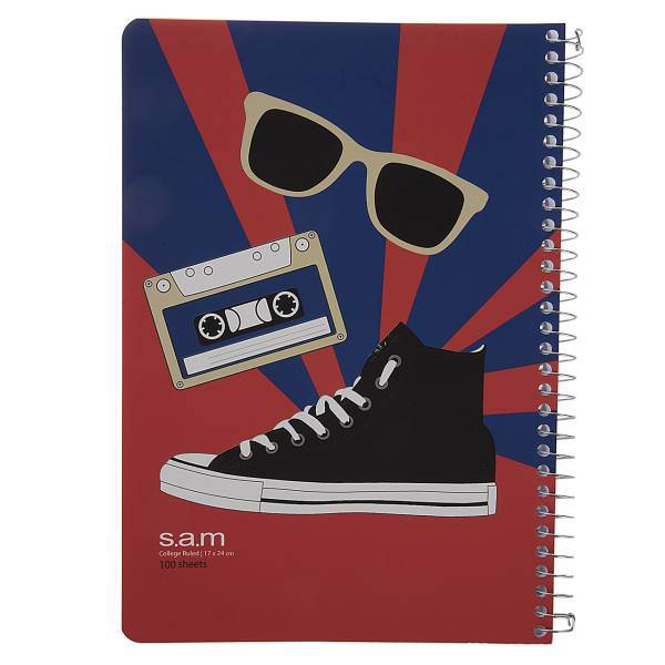 دفتر مشق سم طرح اسپرت، Sam Sport Design Homework Notebook