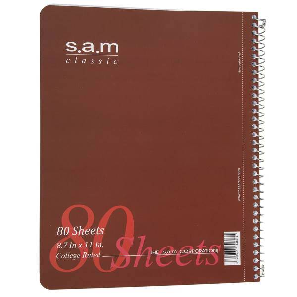 دفتر مشق سم طرح کلاسیک، Sam Classic Homework Notebook