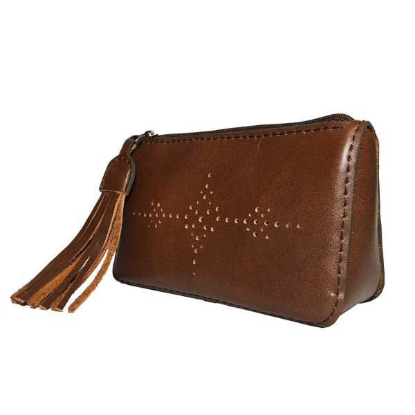 کیف لوازم آرایش چرمی دستدوز گلیما مدل 261، Gelima 261 Handmade Leather bag