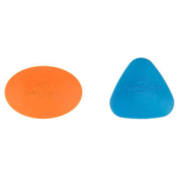 پاک کن فابر کاستل مدل Grip - بسته 2 عددی، Faber-Castell Grip Eraser - Pack Of 2