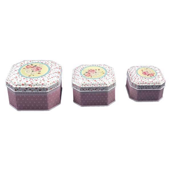 جعبه هدیه فلزی آرمان لند مدل AL-98، ArmanLand AL-98 Metal Gift Box 3 Pcs Set