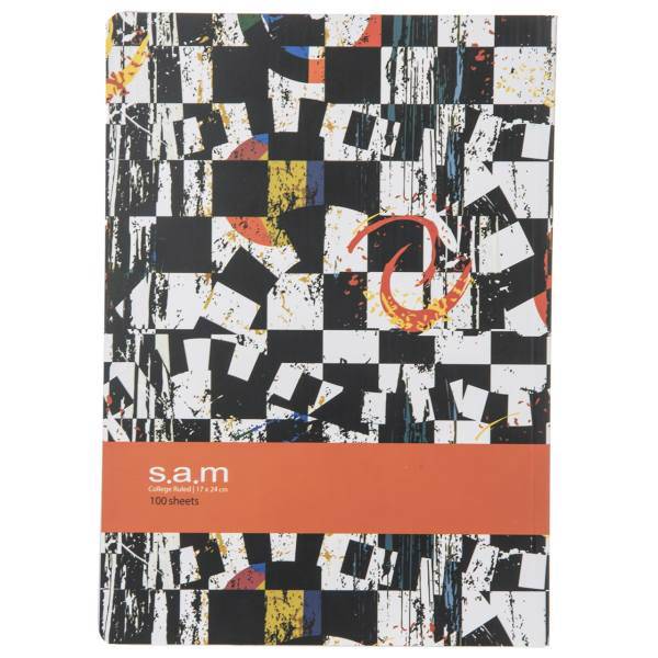 دفتر مشق سم طرح شطرنجی، Sam Plaid Homework Notebook